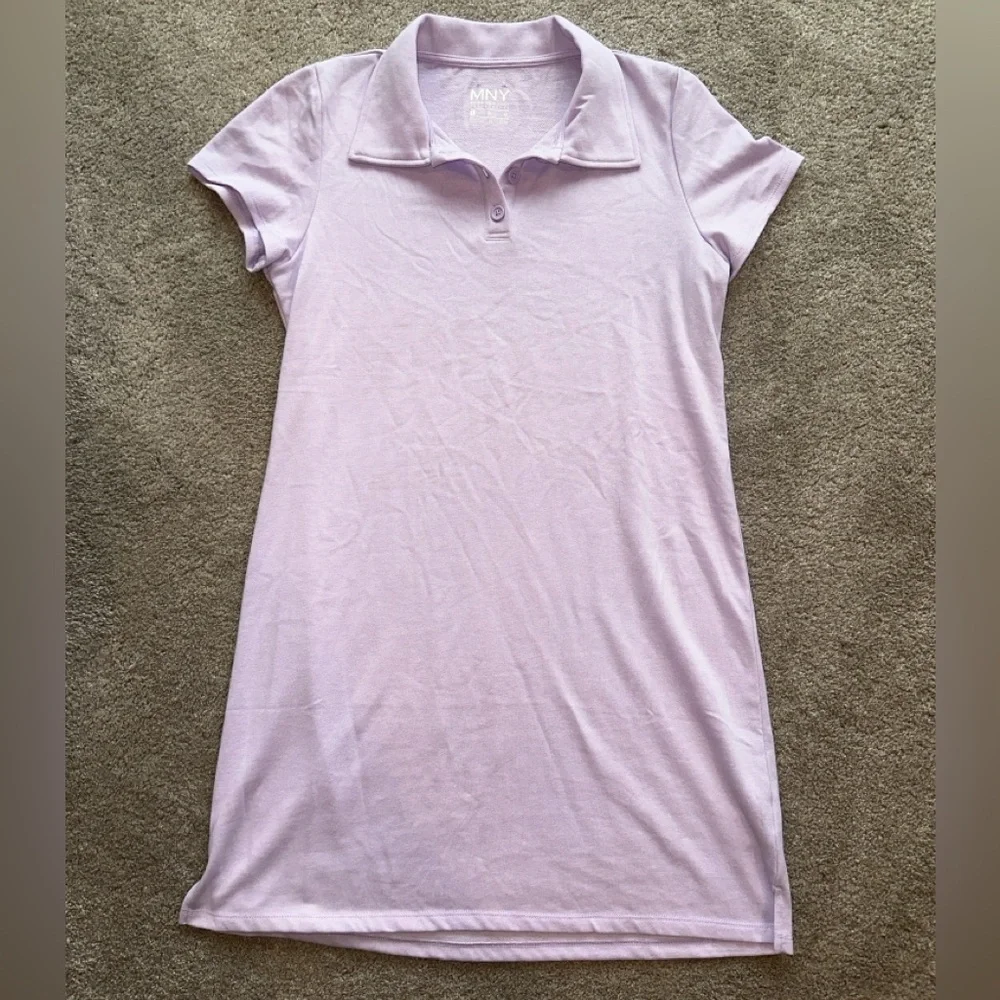 NWOT Marc New York Performance Polo Collared Lilac Dress, Size Large. - Picture 6 of 9